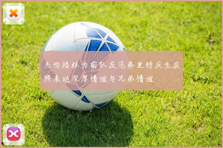 杰伦格林为前队友范弗里特庆生发照表达深厚情谊与兄弟情谊